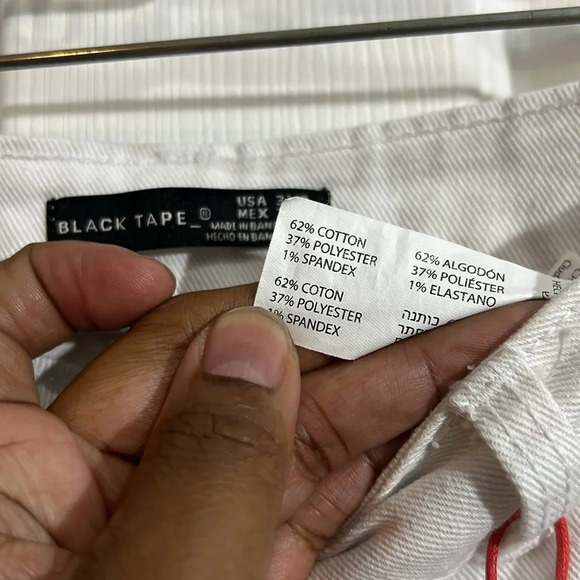 Black Tape Women’s Petite White Jeans with pockets. NWT Size: 31 (12) Petite - Picture 5 of 9